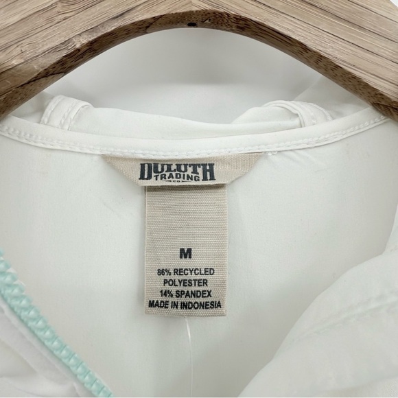 Duluth Trading Co. NEW Pier Genius Shirt Jac Jacket in White Size M - Picture 3 of 8